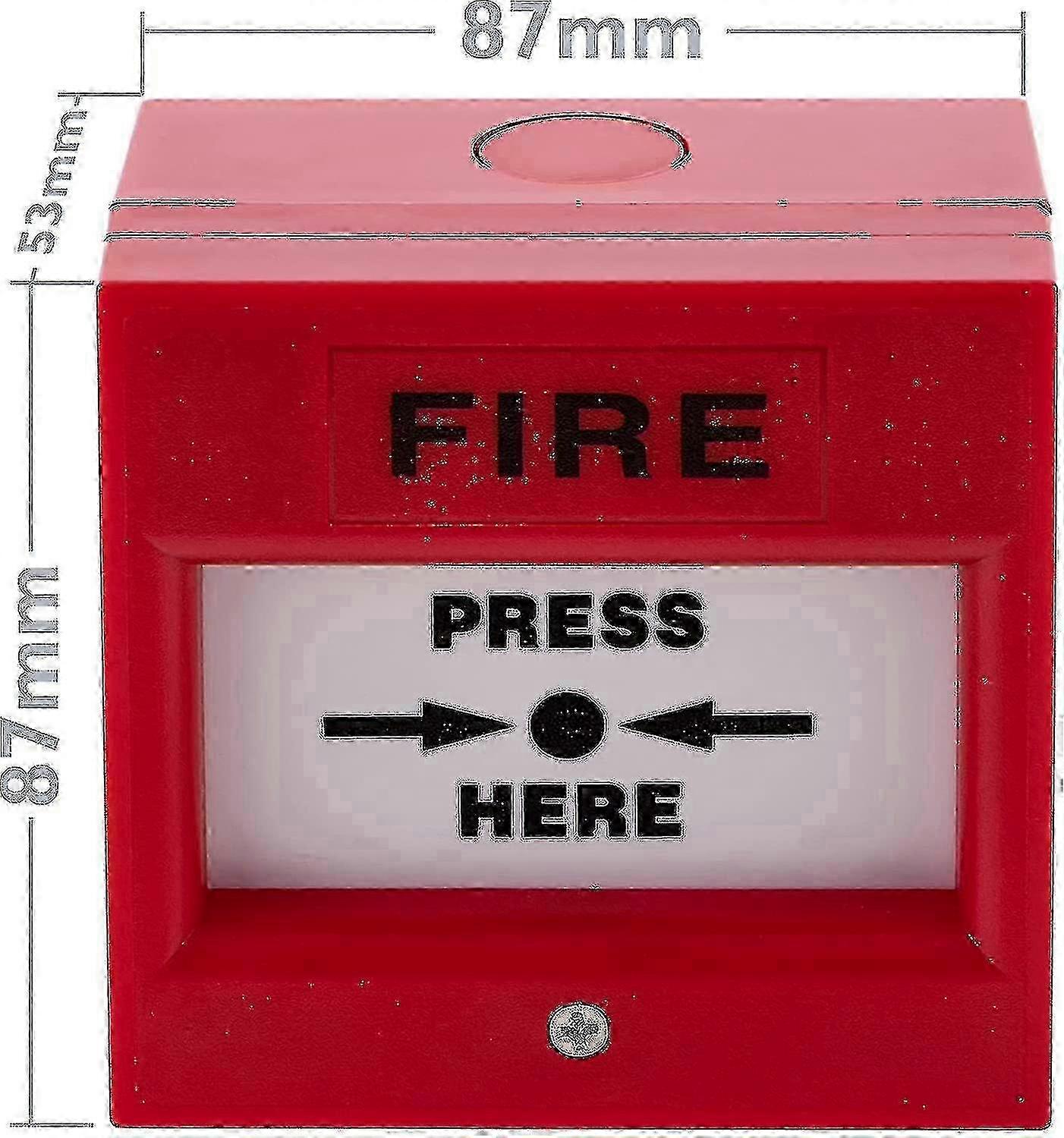 Emergency Manual Button For Fire Alarms With Led Light