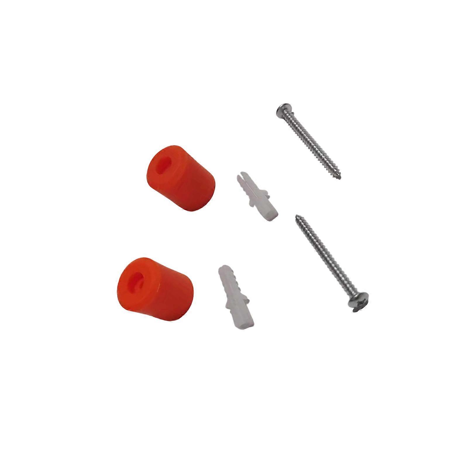 Versatile Ski Boards Wall Mounted Storage Holder Space Efficient Adjustable Width Rack for Various Sized Snowboards  Orange