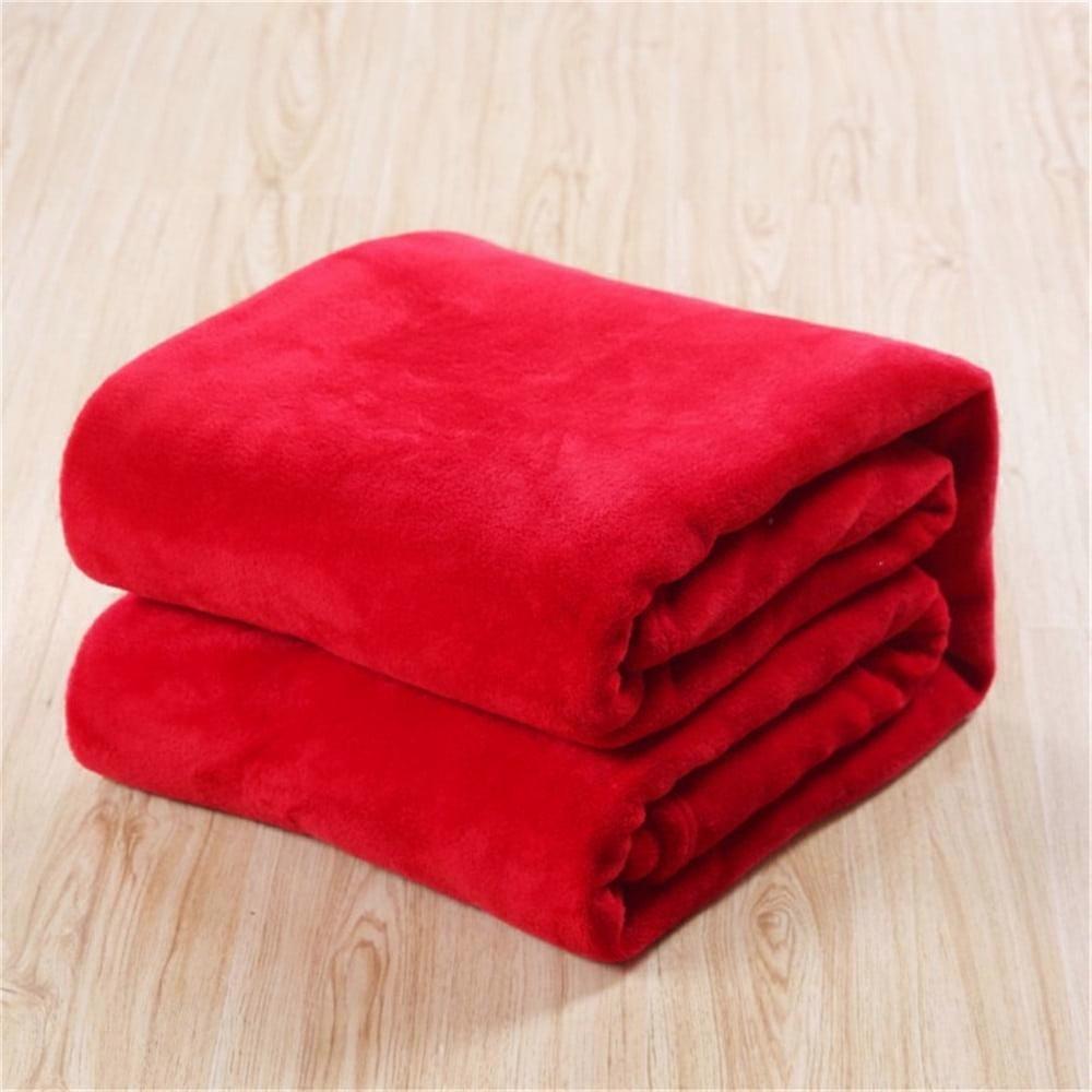Double Size Blankets for Bed Weight Blankets Super Soft Warm Solid Warm Micro Plush Blanket Throw Rug Sofa Bedding