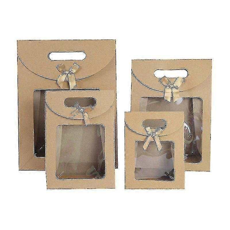 12pcs τσάντα εγγράφου Kraft με για τη συσκευασία σνακ και ζαχαροπλαστικής