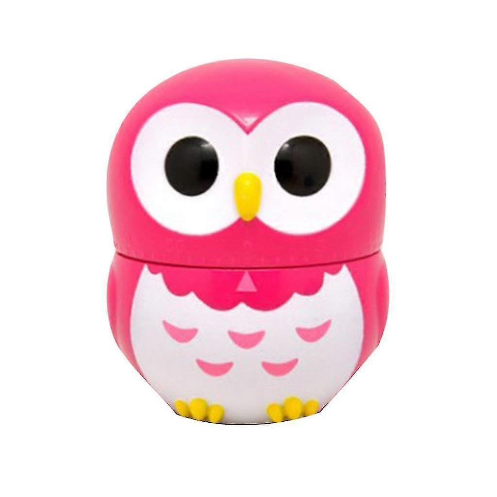 55 Minutes Kitchen Timer Alarm Mechanical Owl Shaped Timer Clock Counting Tools