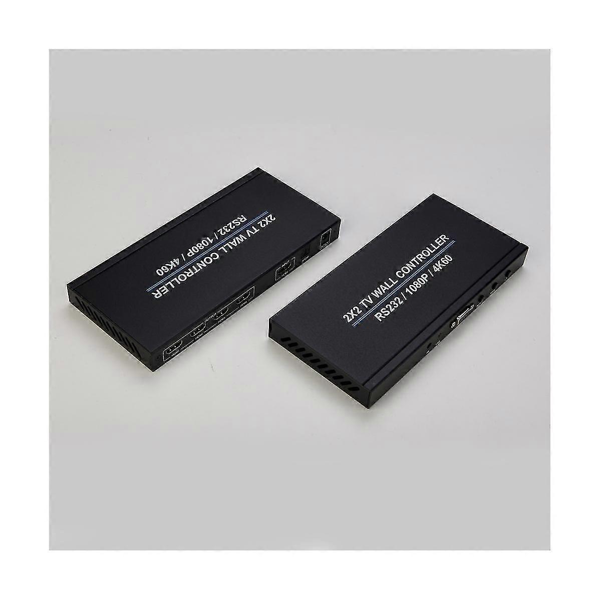 4k 60hz 2x2 -compatible Video Wall Controller Video Wall Processor 4 Channel Tv Stitching Box Tv Sp