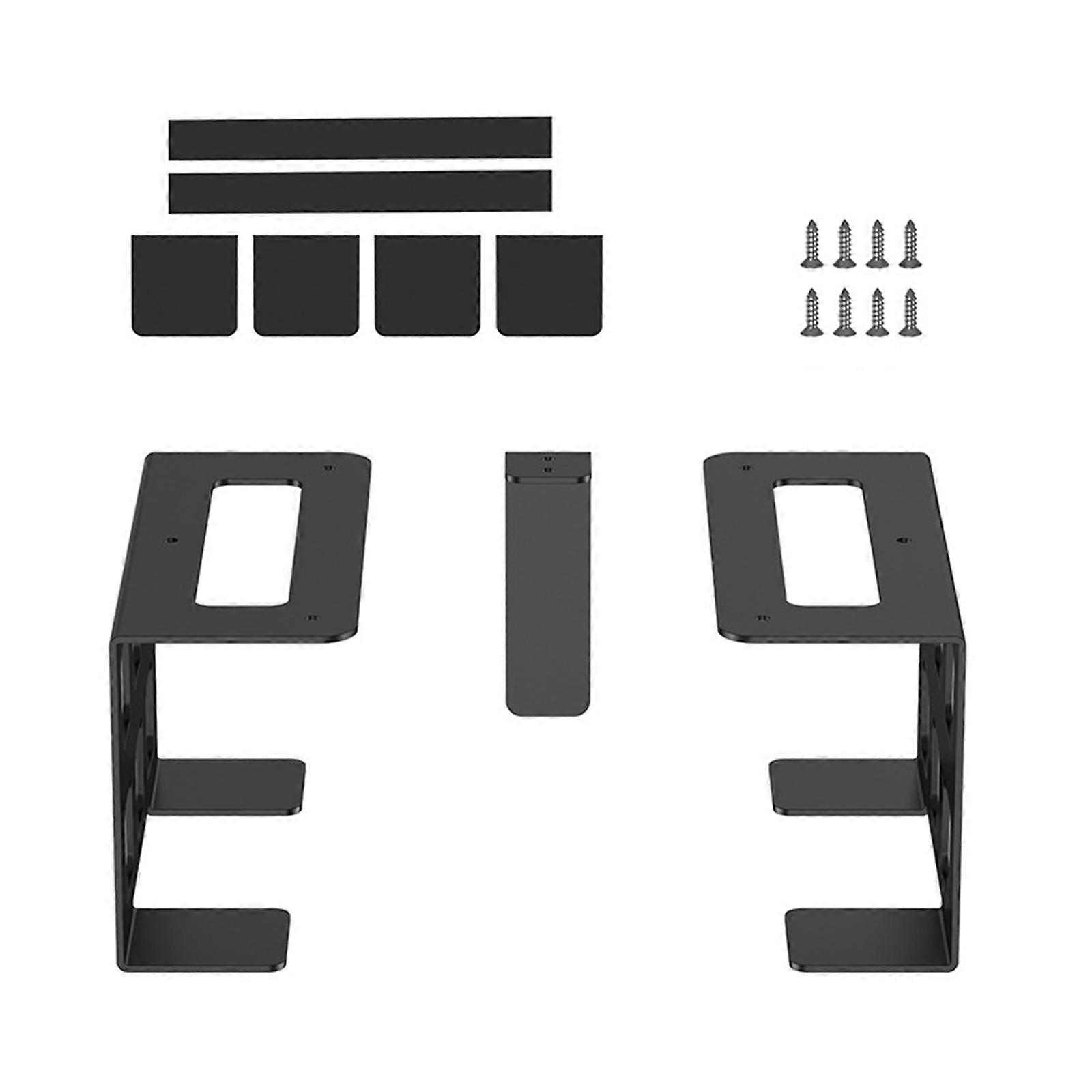 Easy Installation Under Table Mounting Stand Shelf Support Suitable For Game Console, Computer And Entertainment Devices Multicolor