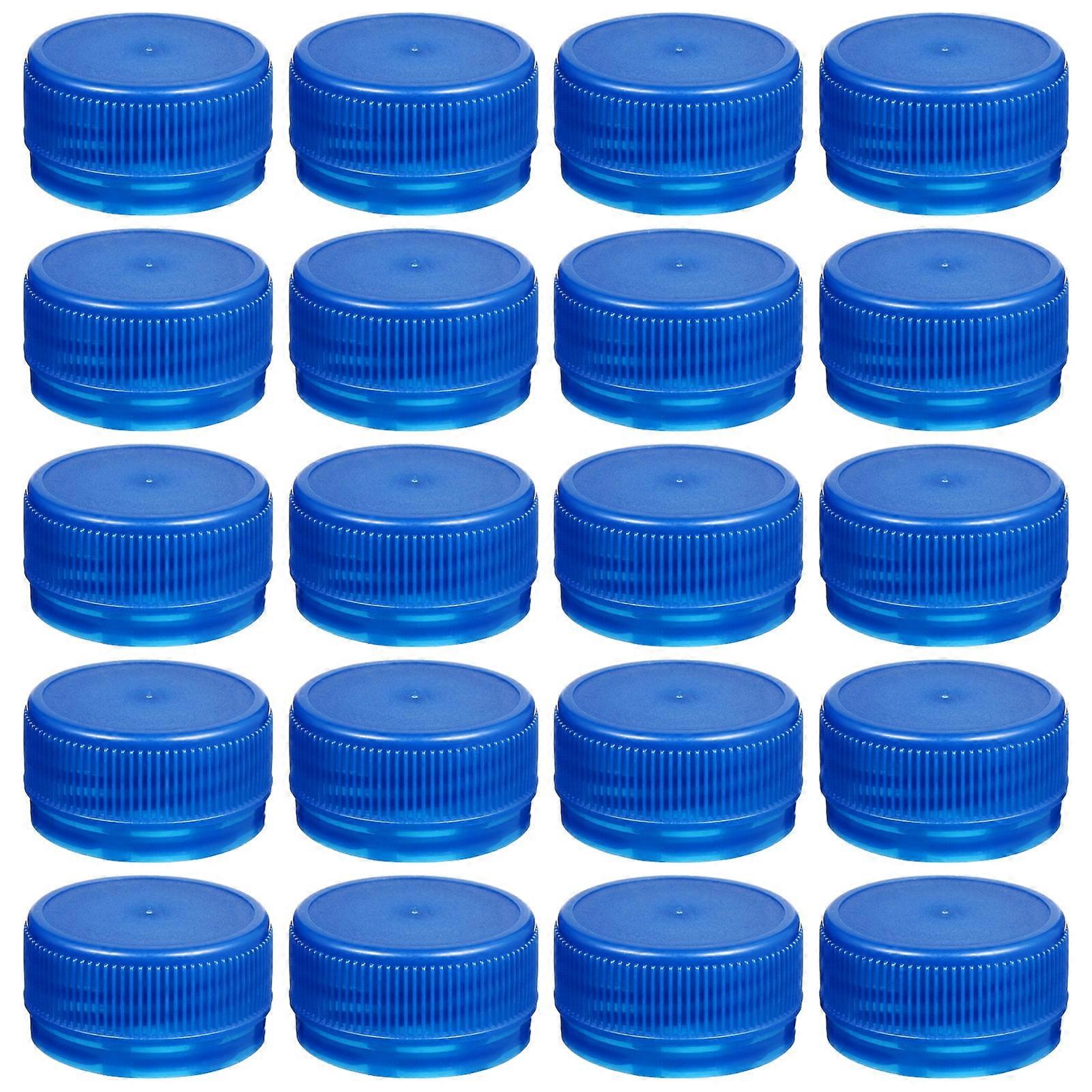 Eease 100pcs Colorful Plastic Bottle Caps for DIY Drink Covers