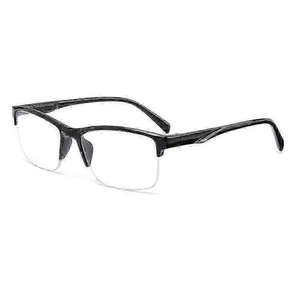 1Pc Ultra-Light Half Frame Reading Glasses Computer Goggles +75 +100 +125 +150