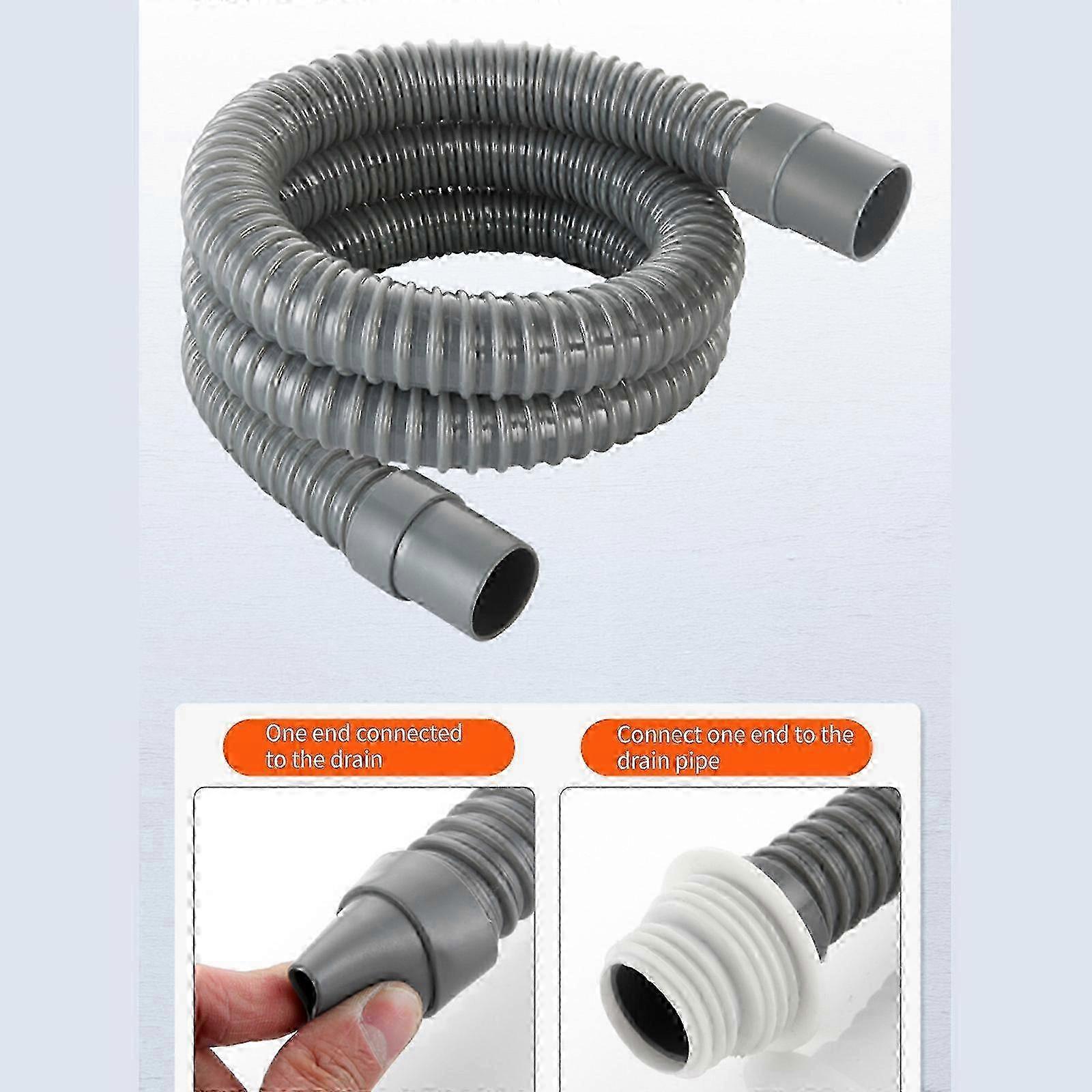 Easy To Install 70cm/100cm PVC Hose Extended Sink Drain Hose PVC Drainage Hose for Various Sink & Basin Drain Systems