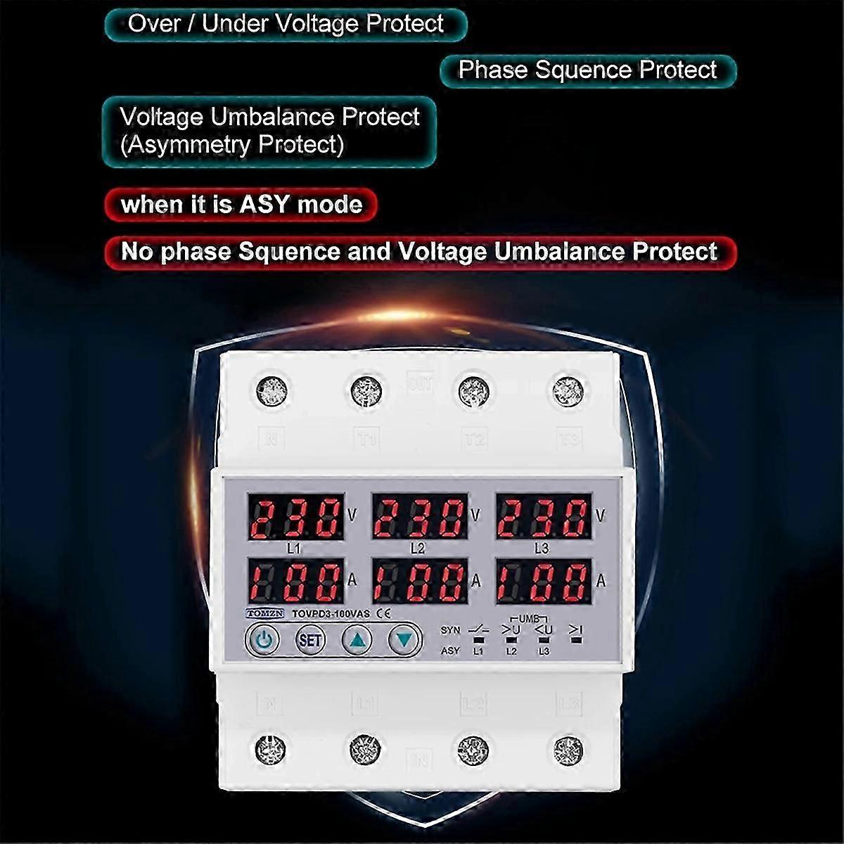 3P+N Voltage Protection Relay