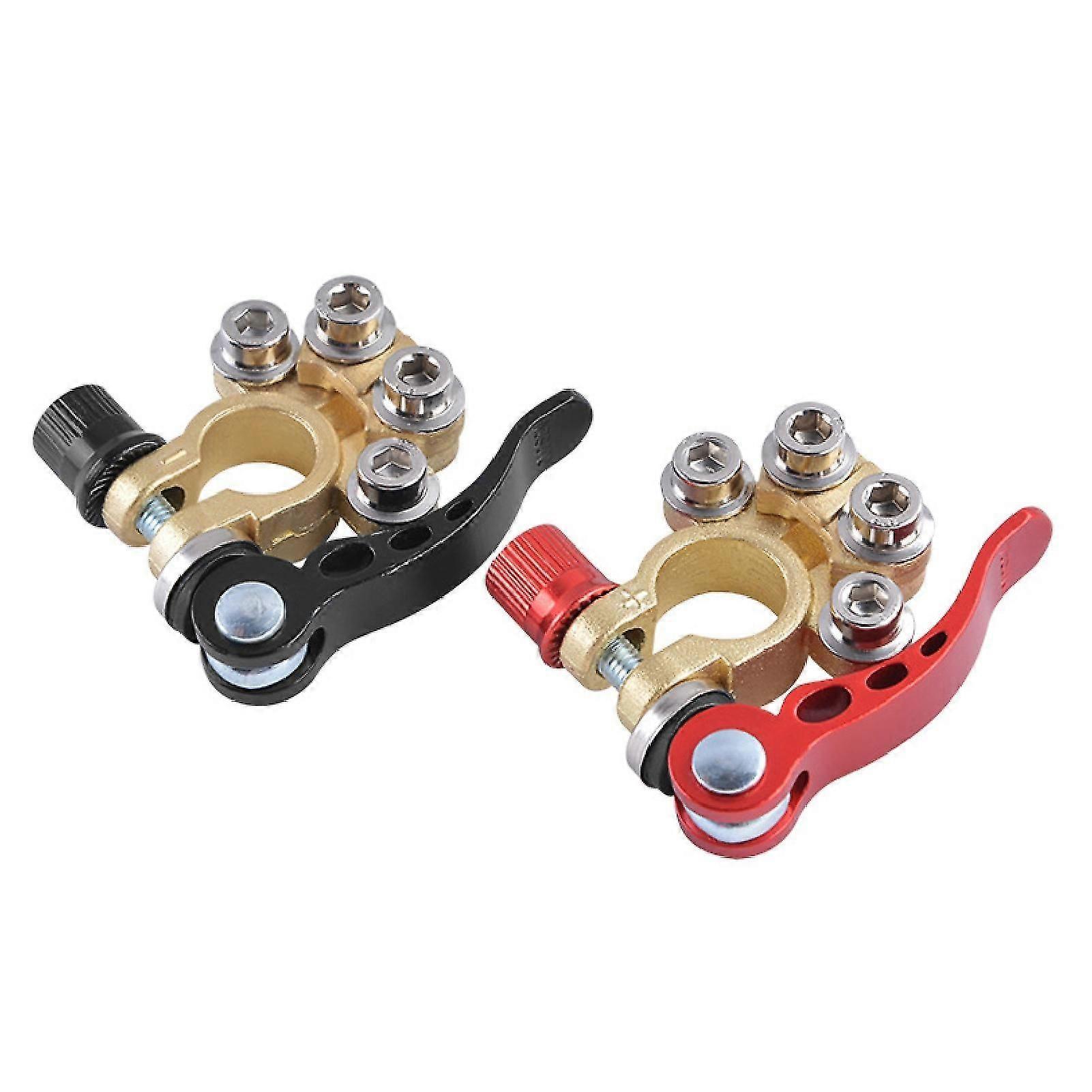 1 Pair Battery Terminal Clamp Heavy Duty Quick Disconnect Durable Car Battery Terminal Connector For Ships