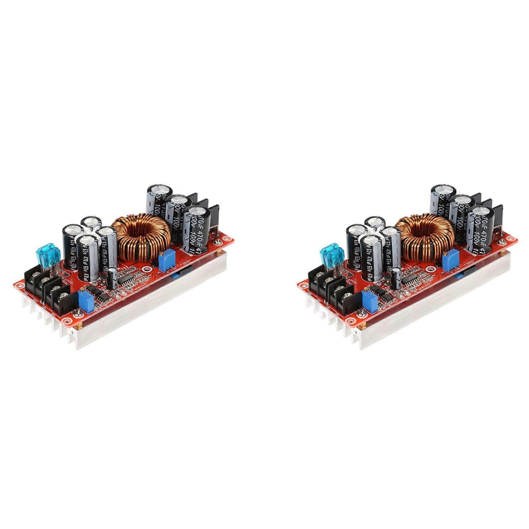 2 Pack 1200W 20A DC Boost Converter Module Adjustable Voltage 860V to 1283V for Car Power Supply