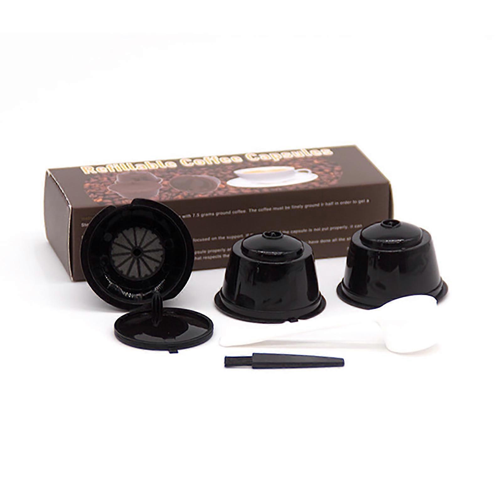 3Pcs Reusable Coffee Capsule for Nescafe Dolce Gusto Machine Refillable Capsules Pod Compatible Filter Cups BPA Free Coffee Pods