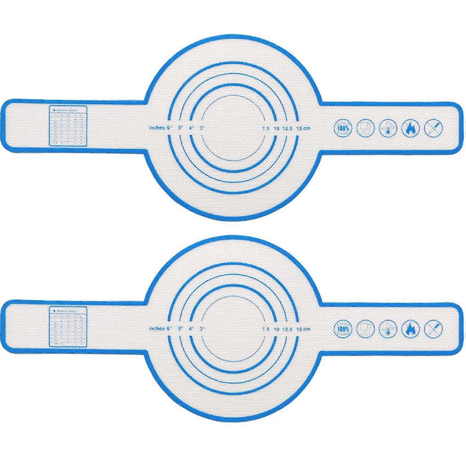 Baking Mat with Long Handles - Non-Stick Reusable Silicone Bread Mat, Baking Sheet Liner for Home Kitchen