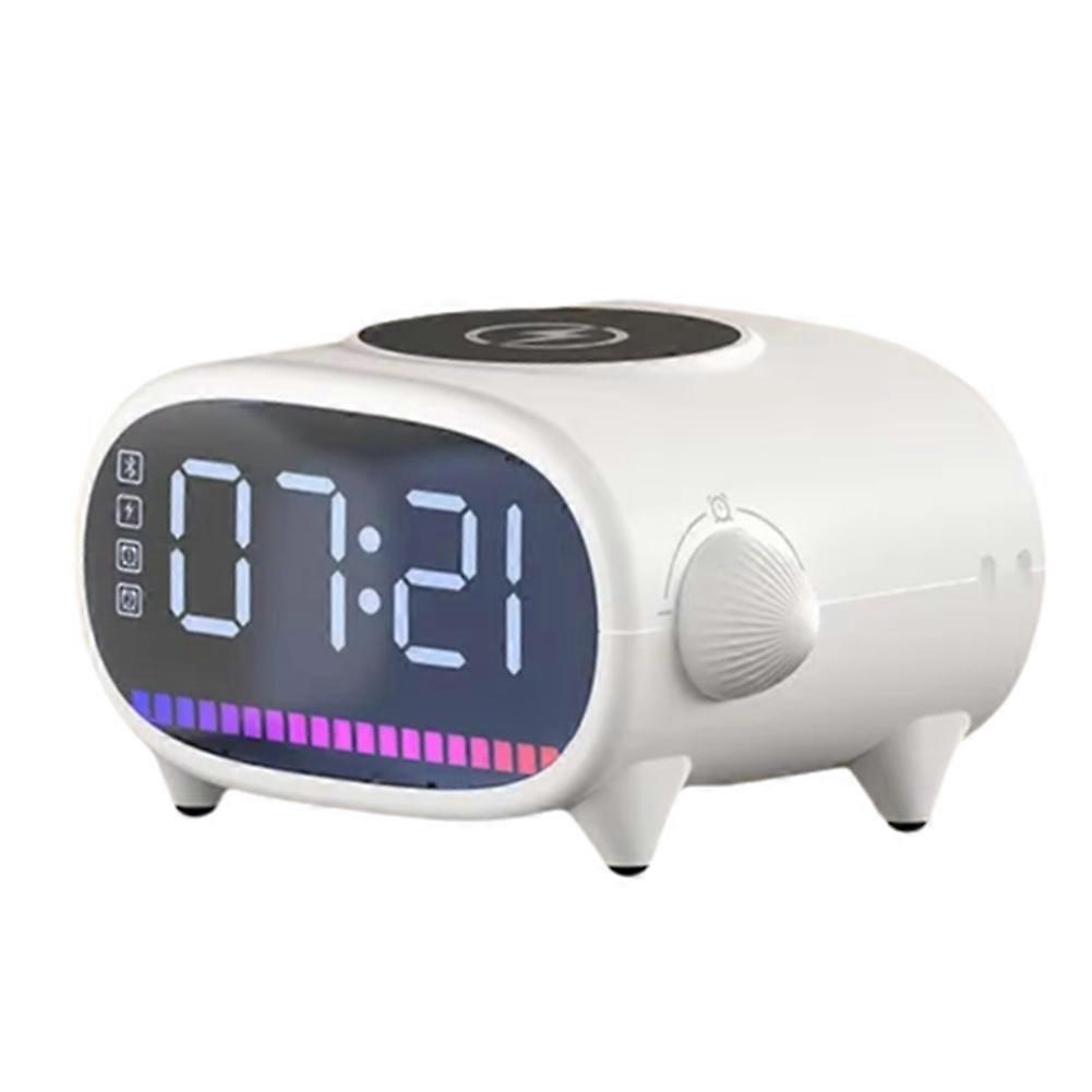 Multifunctional Bluetooth Speaker with Wireless Fast Charging Alarm