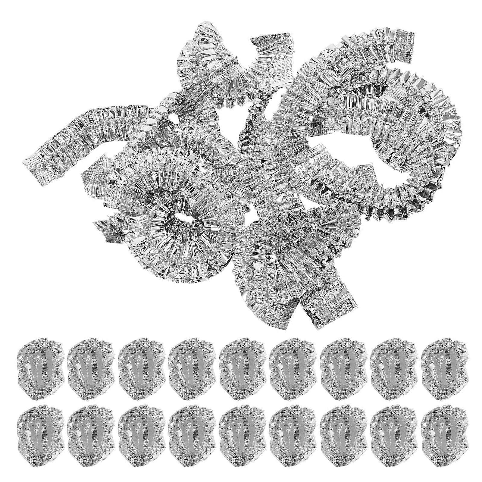 Aluminum Foil Food Insulation Covers for Kitchen Use Elastic 50Pcs