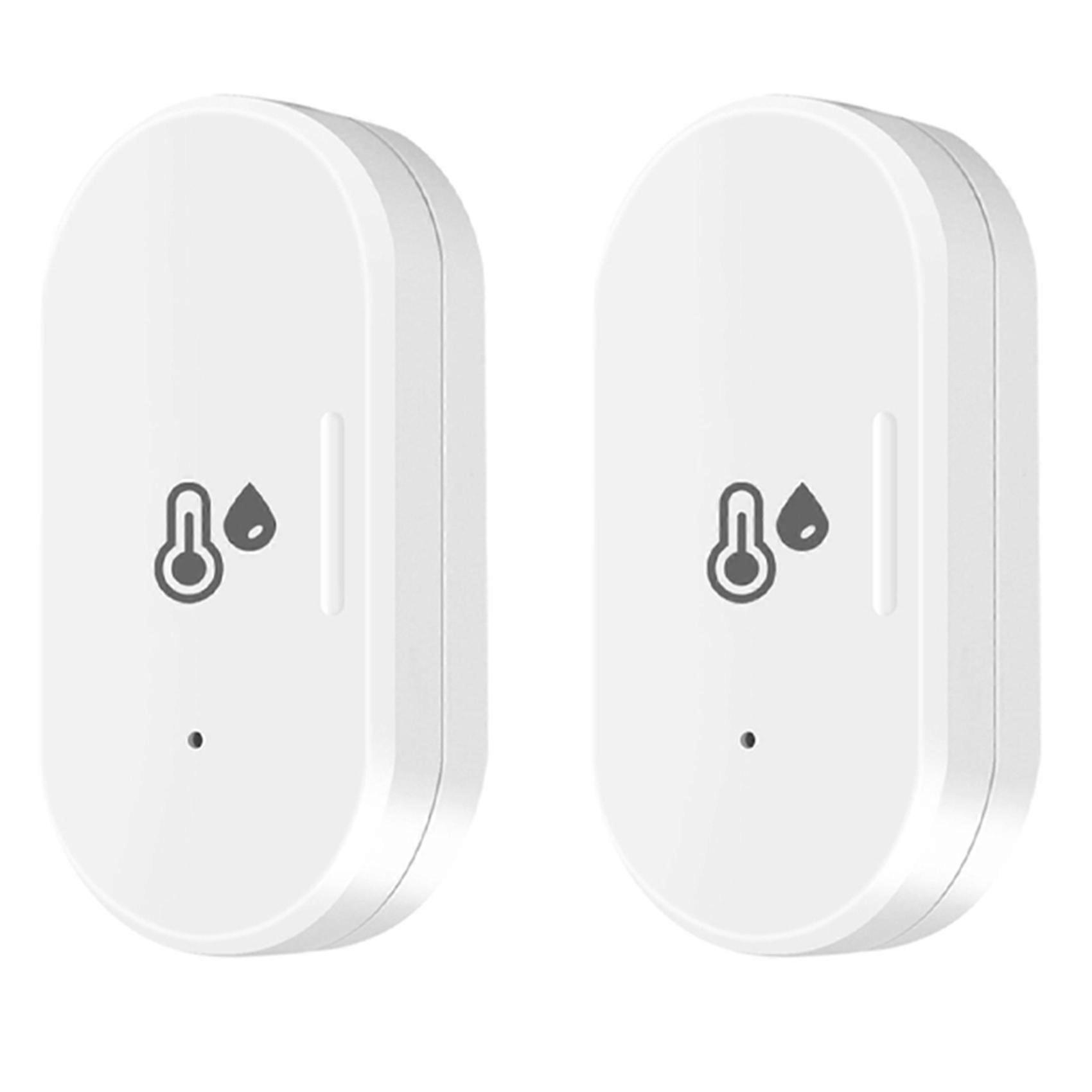 2X Tuya ZigBee Smart Temperature & Humidity Sensor, Mini Temperature Humi