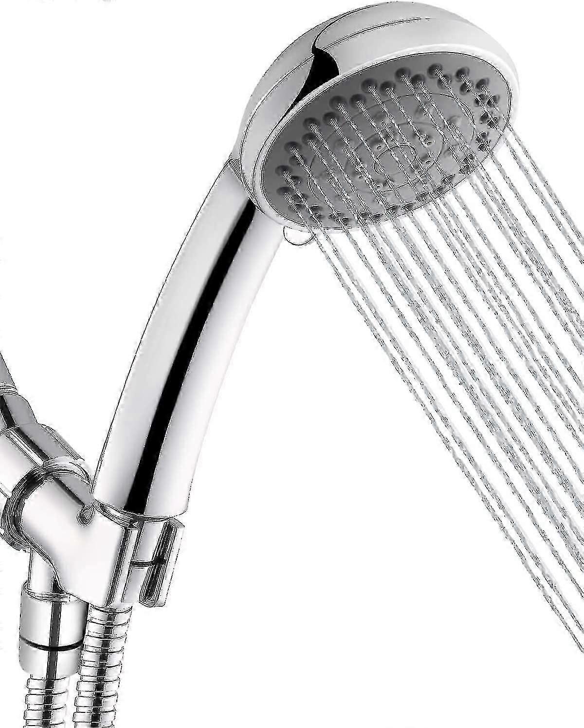 High-Pressure Handheld Shower Head with Pause Mode & 5 Spa Massage Settings - for YuJia
