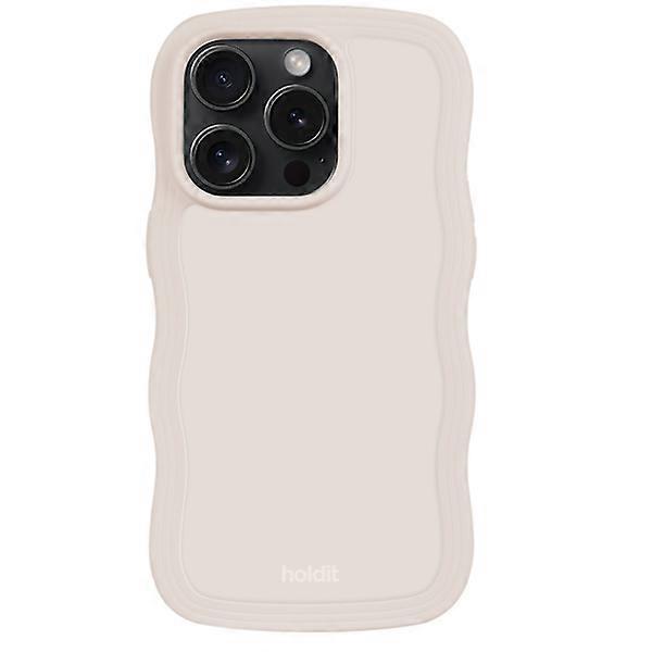 held compatible with iPhone 15 Pro Max Case Wavy Light Beige 64