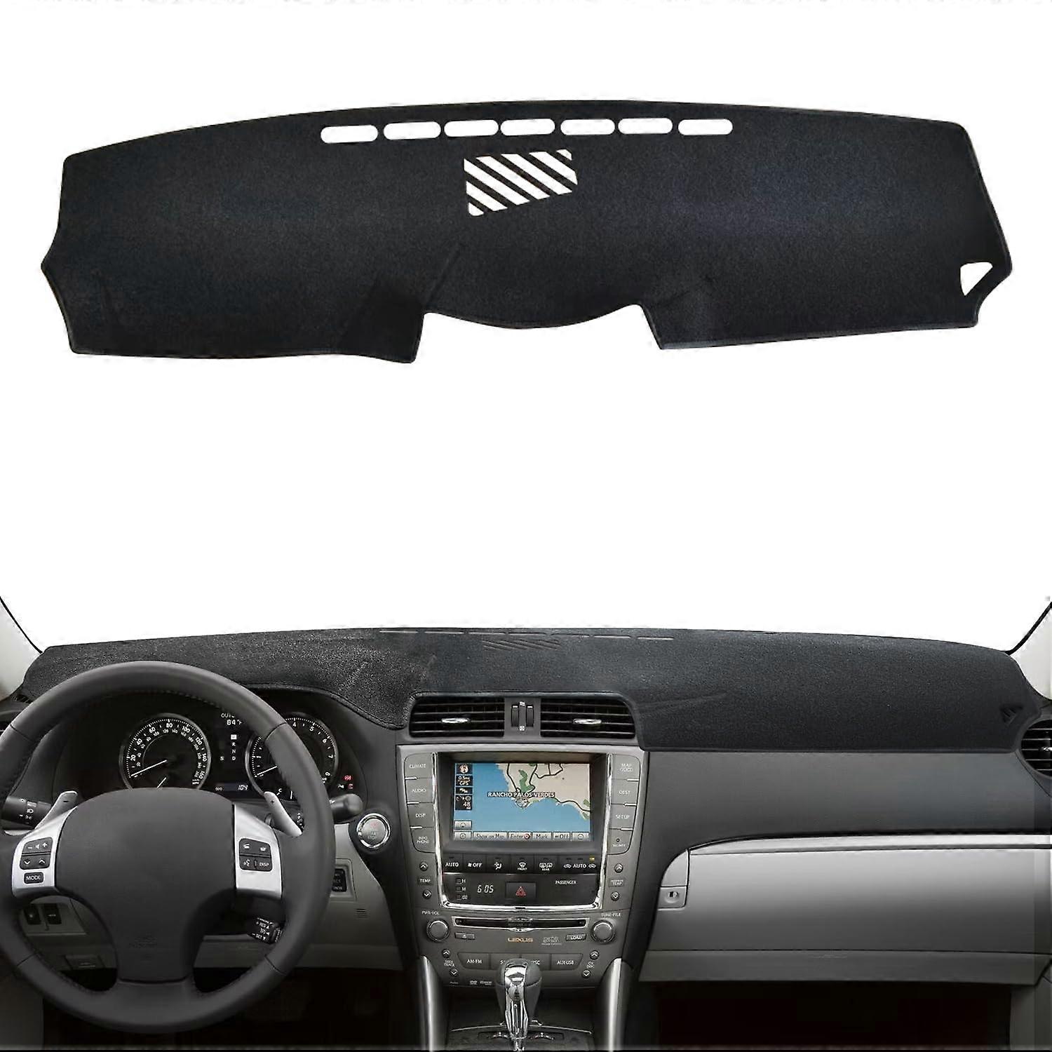 Dash Cover for Lexus IS250 IS350 20062013 Black Carpet Mat UV Glare Reduction Custom Fit