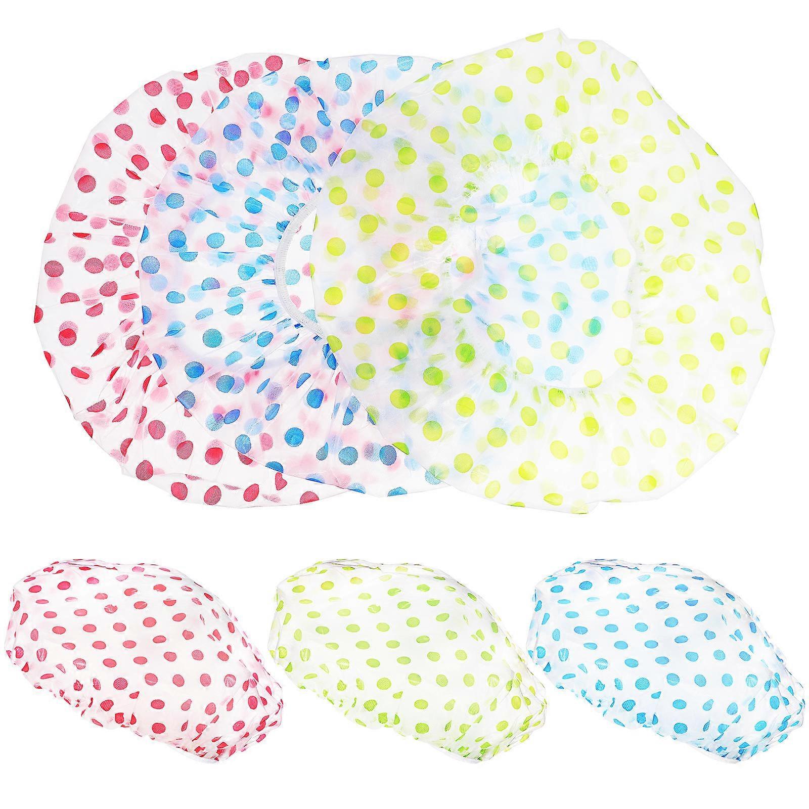 Bath Caps for Bathing Use 30Pcs Shower Caps Assorted Color Hair Covers