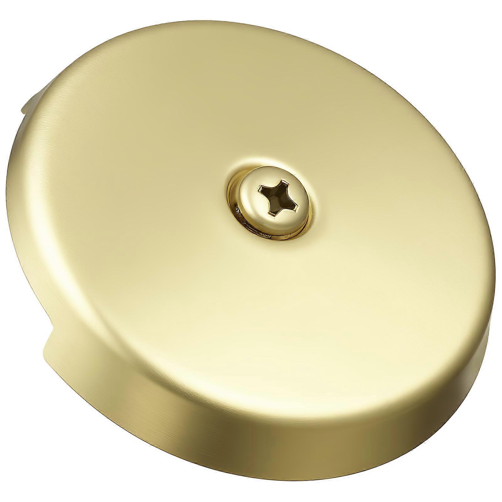 Bathtub Overflow Cover Stainless Steel Overflow Plate for Tub Single Hole
