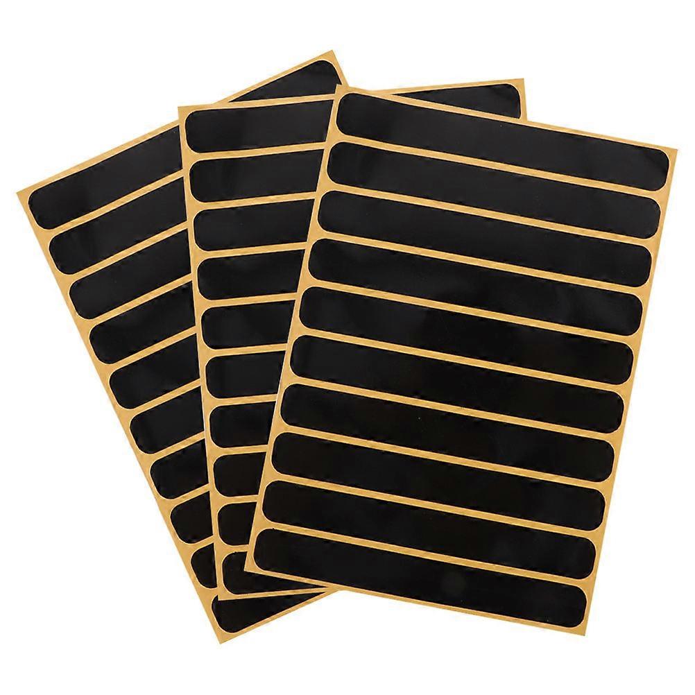 Black Reflective Stickers for Providing Night Visibility 6Pcs Set