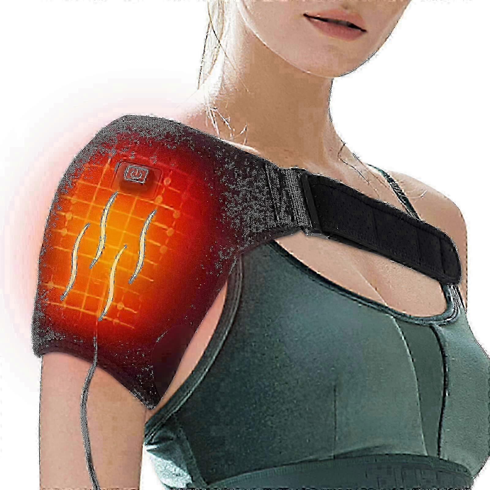 Shoulder and neck heating pad for joint pain relief