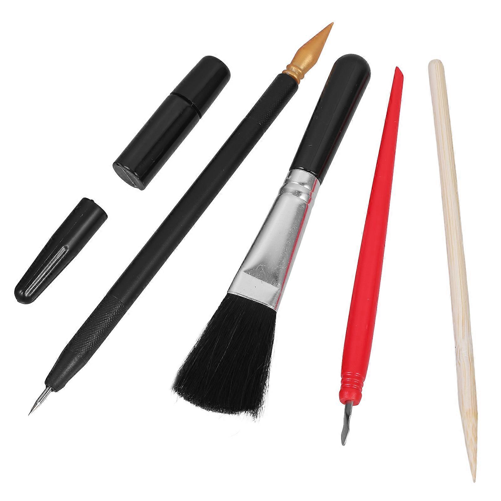 Scratching Art Tool Scratch Paper Pens for Creative Projects 1Set