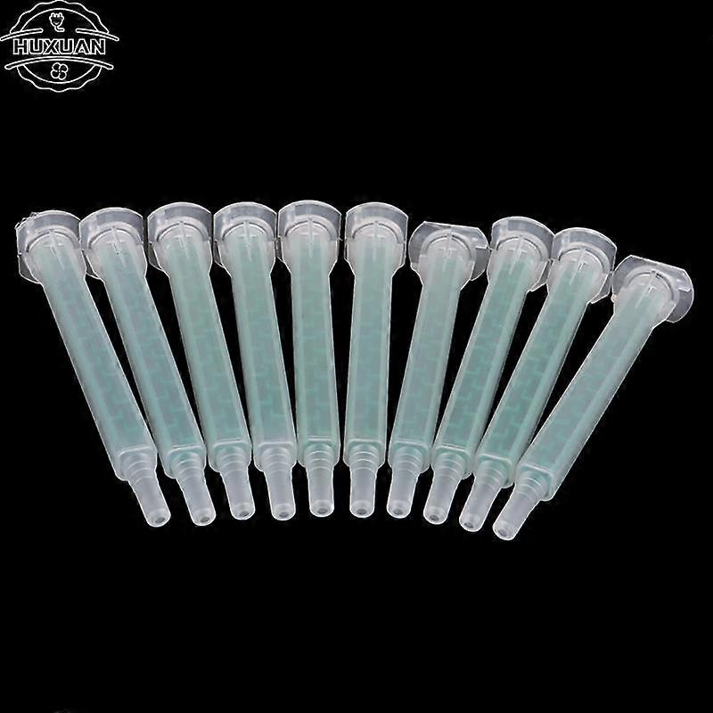 10pcs Resin AB Glue Static Mixer Mixing Tube Mixing Nozzle Syringe Set 83mm for Two Component Liquid Mixing Machine AB Glue Gun