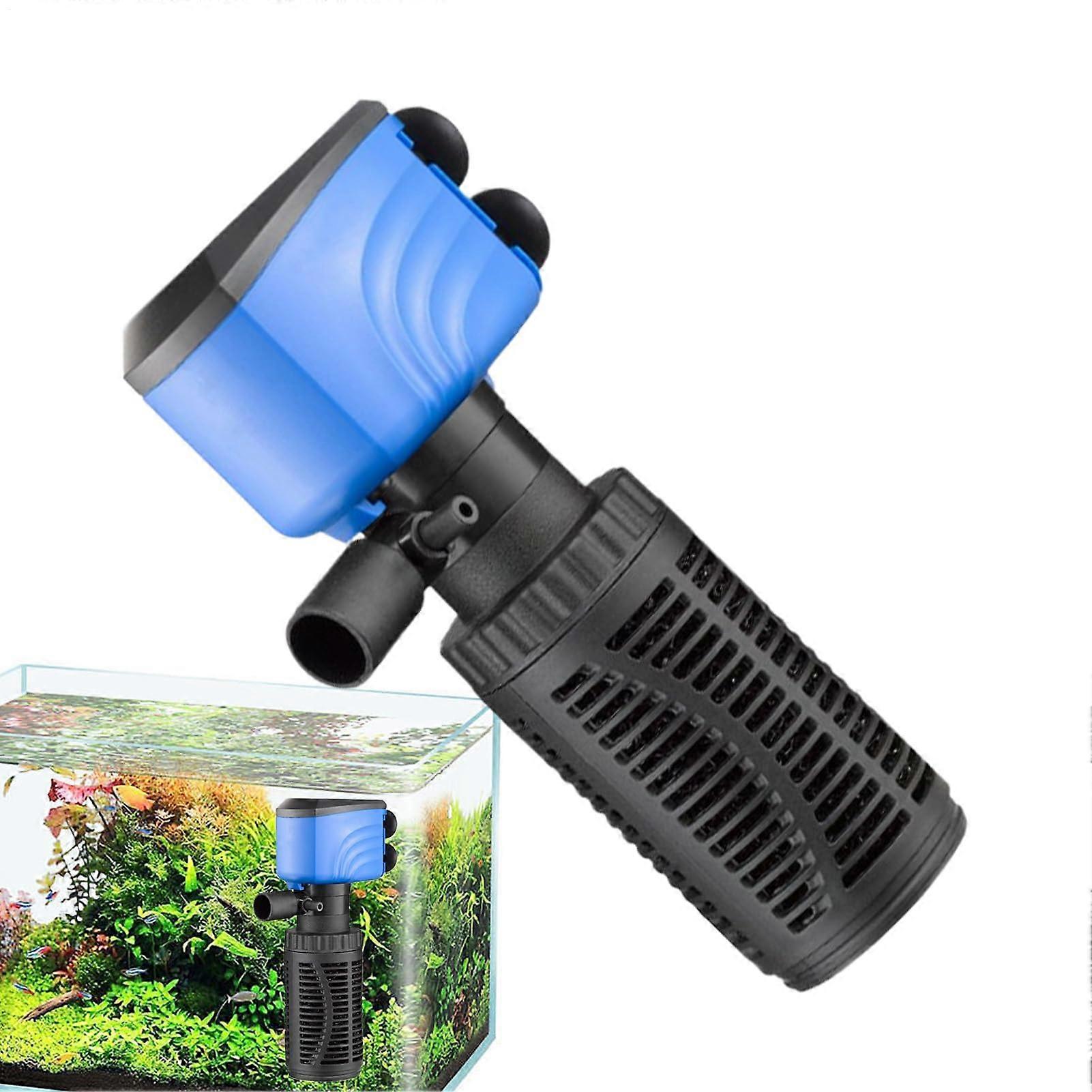 Aquarium Filtration Pump Internal Filter Quiet, Powerful For Pond Fountains, Efficient, Improves Water Clarity Indoors