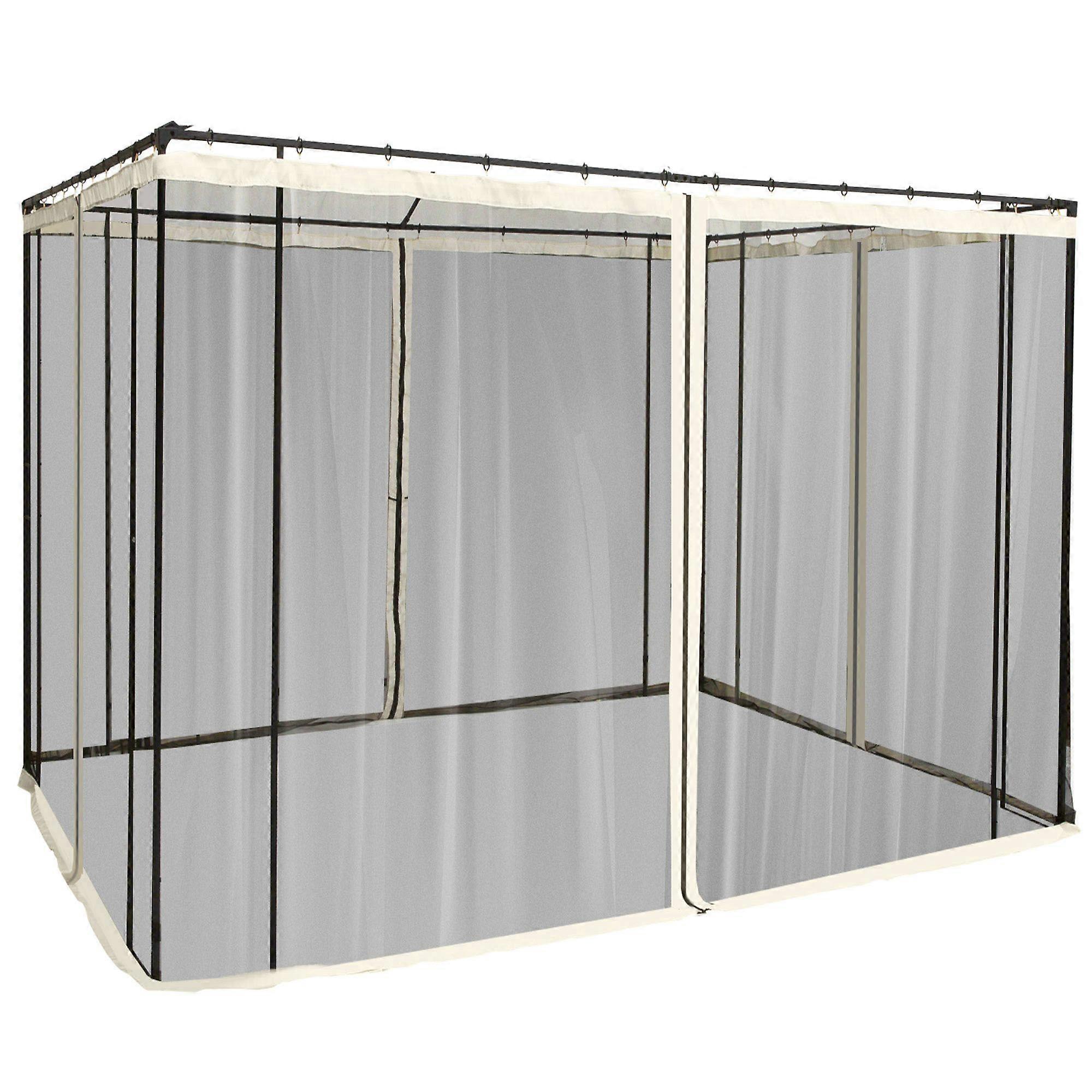 Gazebo Replacement Mesh Sidewall 302x207cm