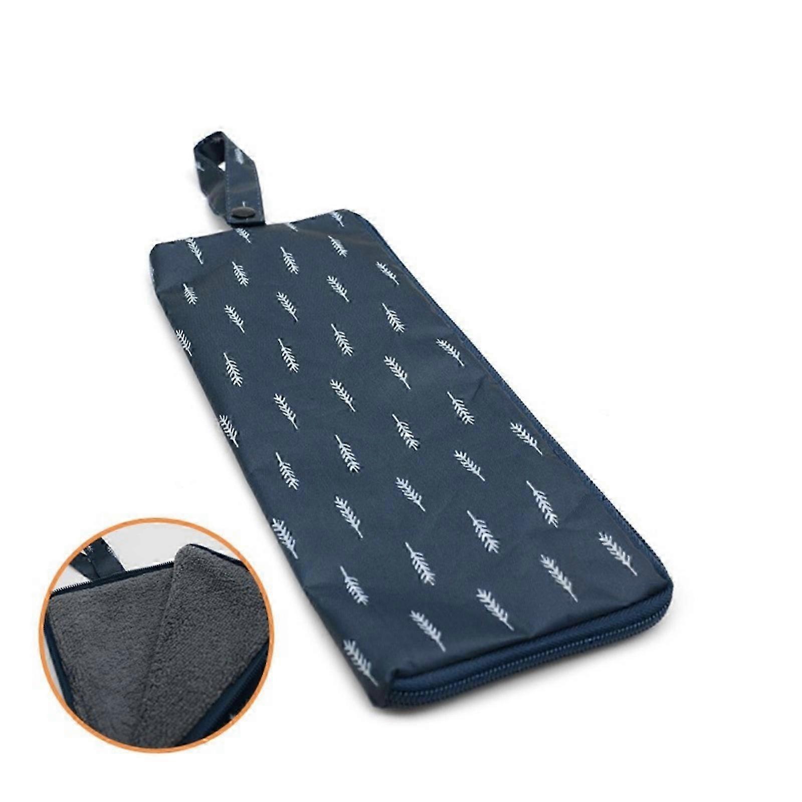 2 Pack Fast-Dry Umbrella Protectors with Zipper, Microfiber Lining, Multicolor