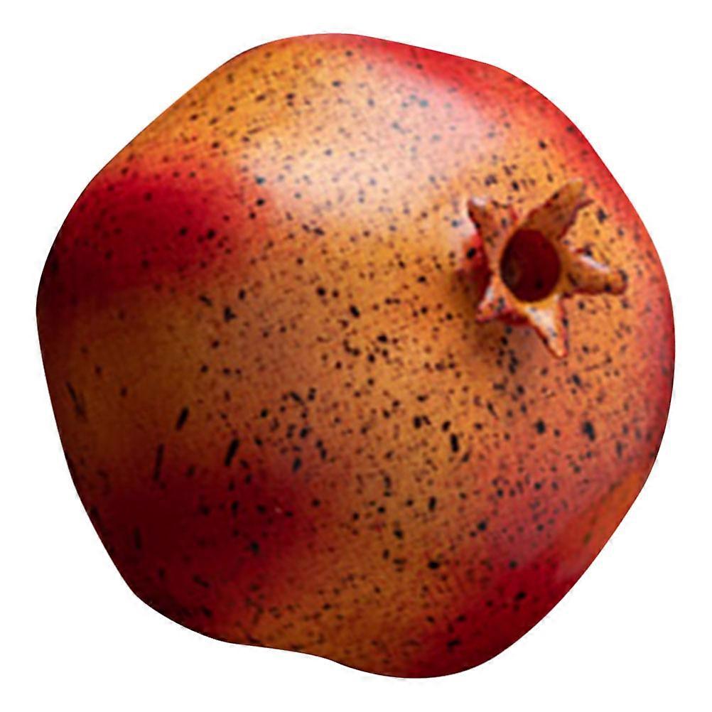 Pomegranate Kitchen Decor Fake Fruit Model for Decoration 2Pcs Foam