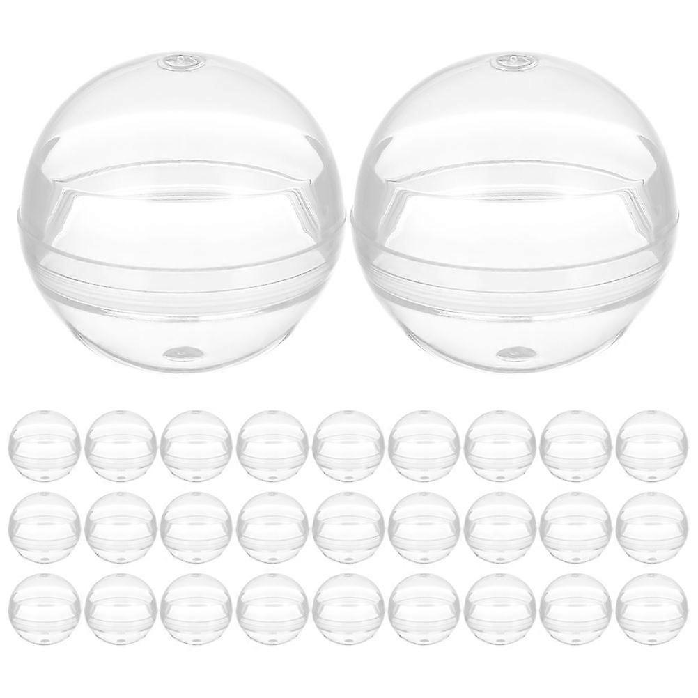 50pcs Capsule Vending Machine Round 28mm Vending Machine Capsules Bulk Clear Container Empty Clear Balls Toys For Surprise Prize Parties Favor