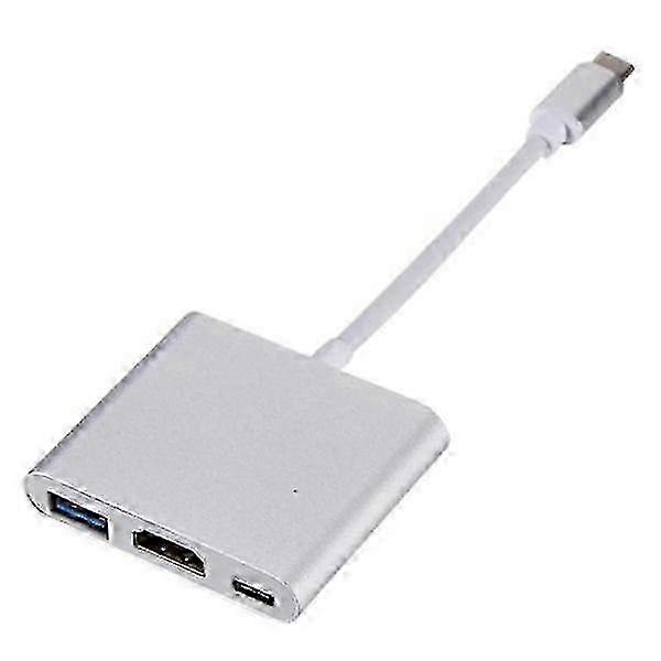 USB-C Multiport Adapter for USB (PD), HDMI 4K and USB-C Compatible with Various Devices