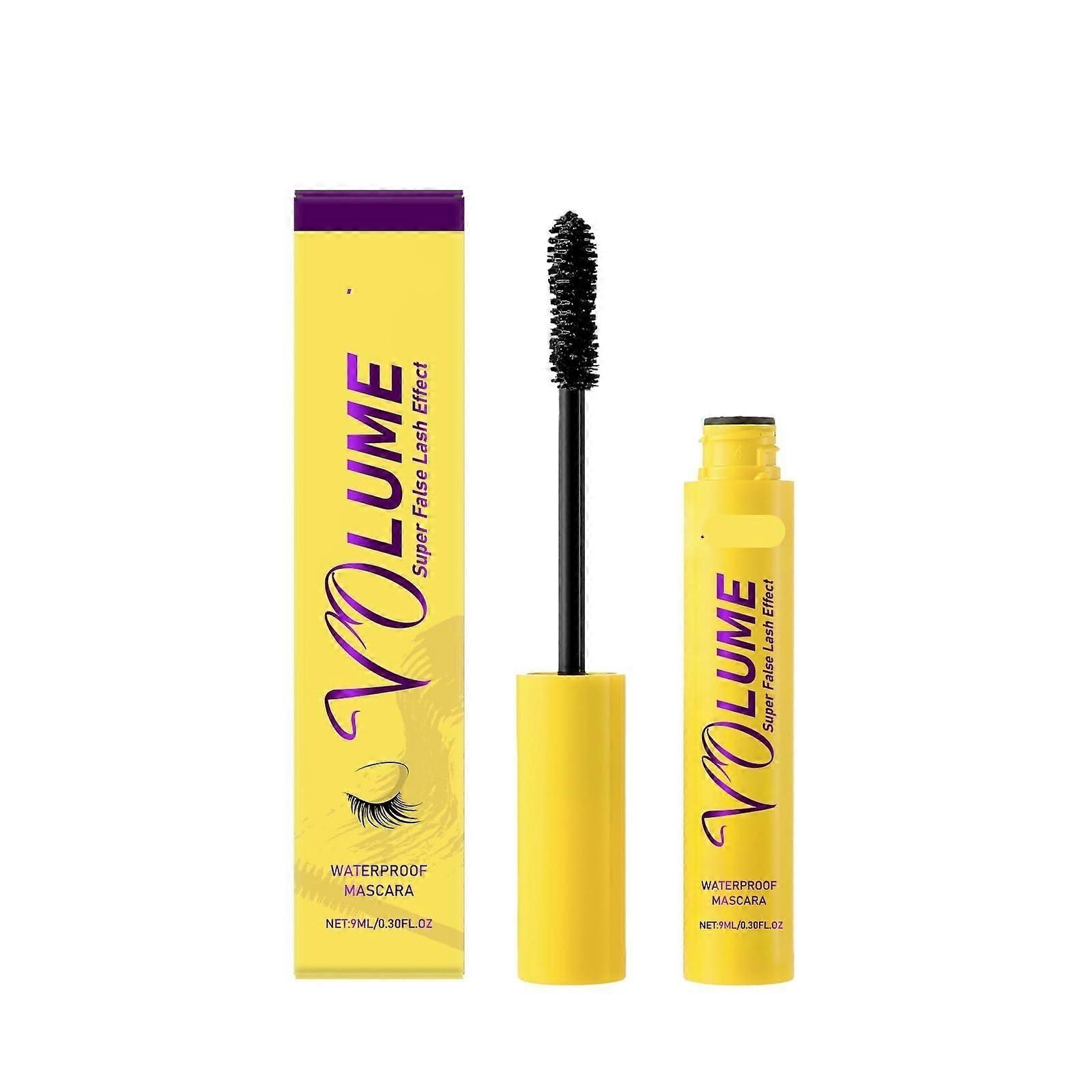 Black Mascara 2PCS Smudge Proof Long Lasting with Natural Curl and Clump  Application