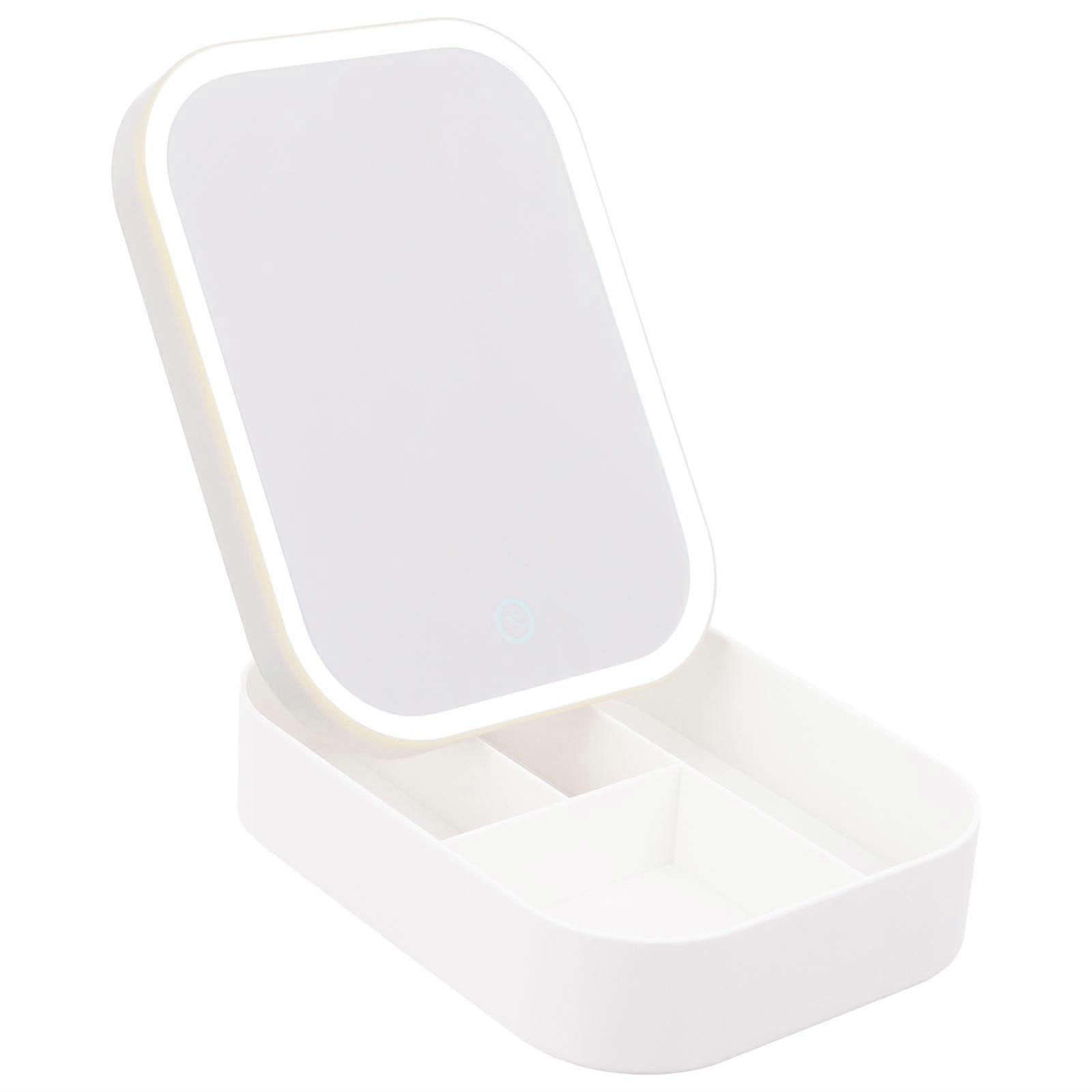 LED Makeup Mirror Illuminated Desktop Mirror for Makeup Use