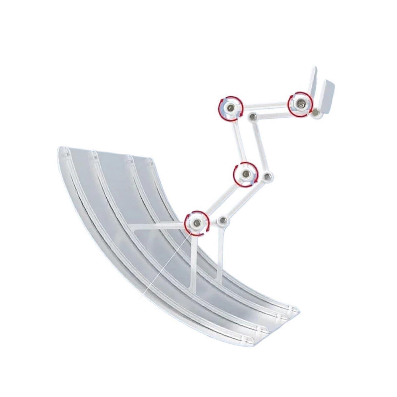 Adjustable Window Air Conditioner Deflector for Room Cooling, Prevents Direct Cold Air Flow