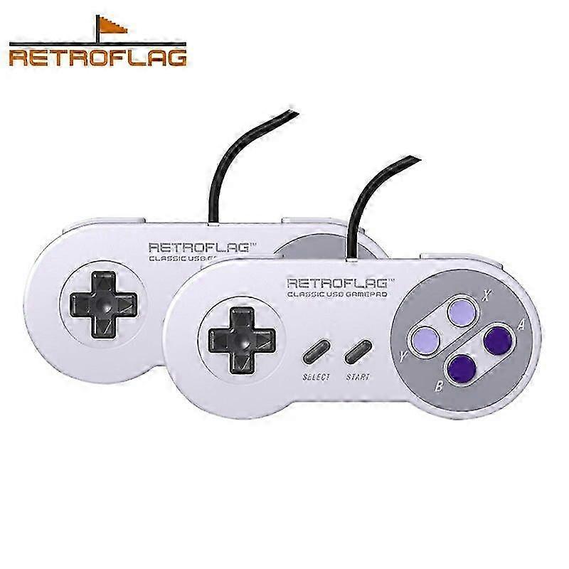 2 mandos clásicos con cable USB Retroflag para Raspberry Pi, Windows y Nintendo Switch 2025