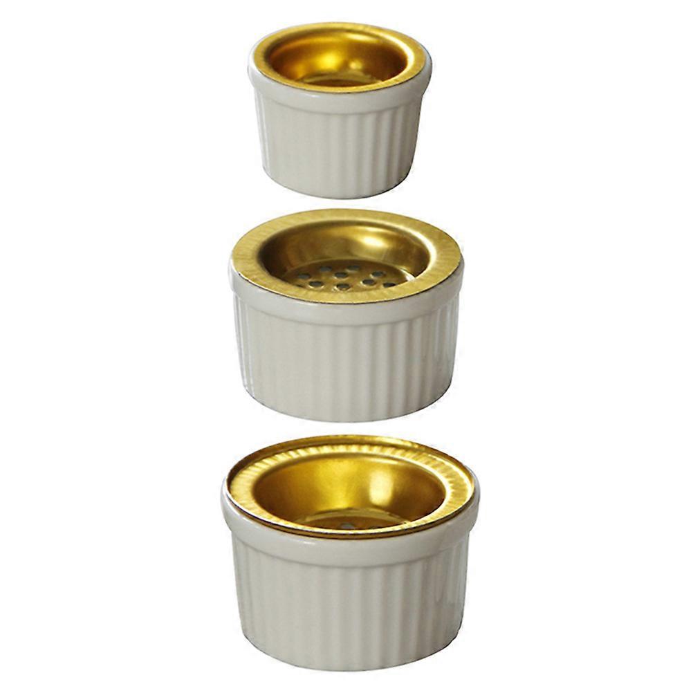 Incense Burner Ceramic Aromatherapy Burner for Holding Incense 3Pcs