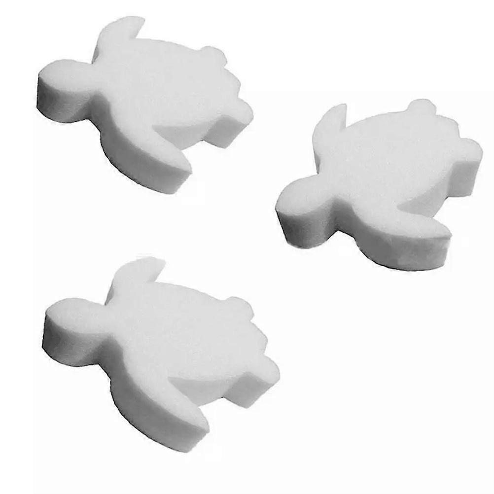 Pool Sponge for Oil Absorbing 16Pcs White Tortoise Shape Set
