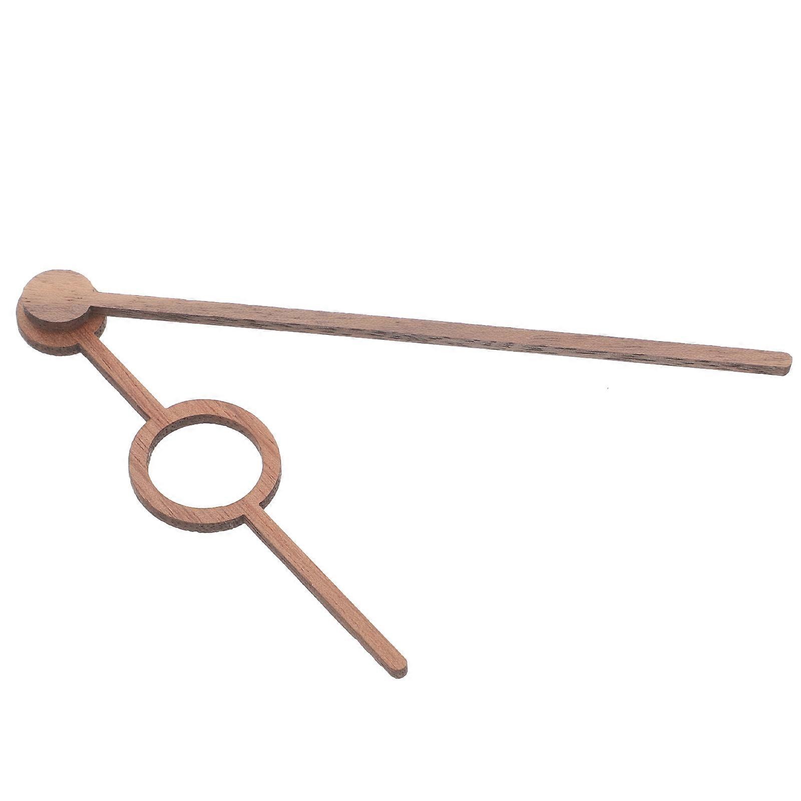 Walnut Clock Hands Kit for DIY Wall Clock Pointer 1Set Light Brown