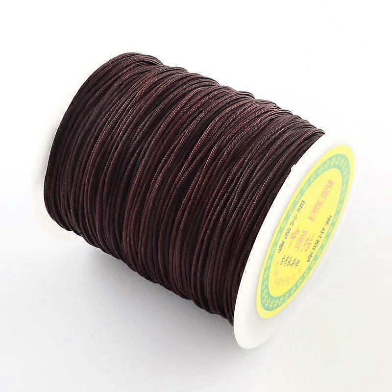 Nylon Thread Coconut Brown 1mm about 153.1 yards(140m)/roll