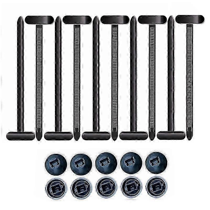 2025 10 PCS Self-Locking Nylon Cable Tie Buckle Nylon Zip Ties Universal Fixed Clip