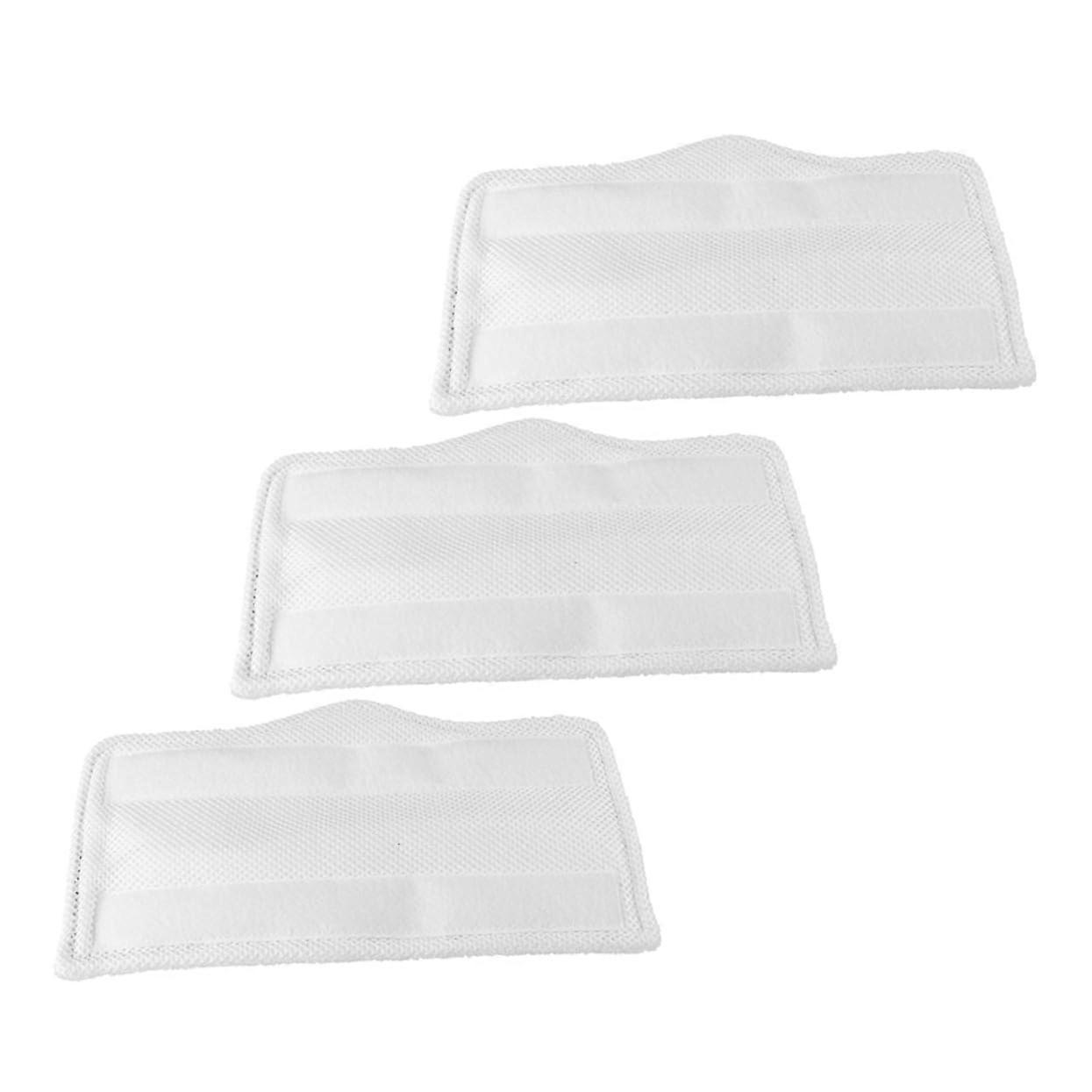 Shark Steam Cleaner Washable Replacement Pads 3-Pack Microfiber Mop Cloths Durable Compatible with Shark Models