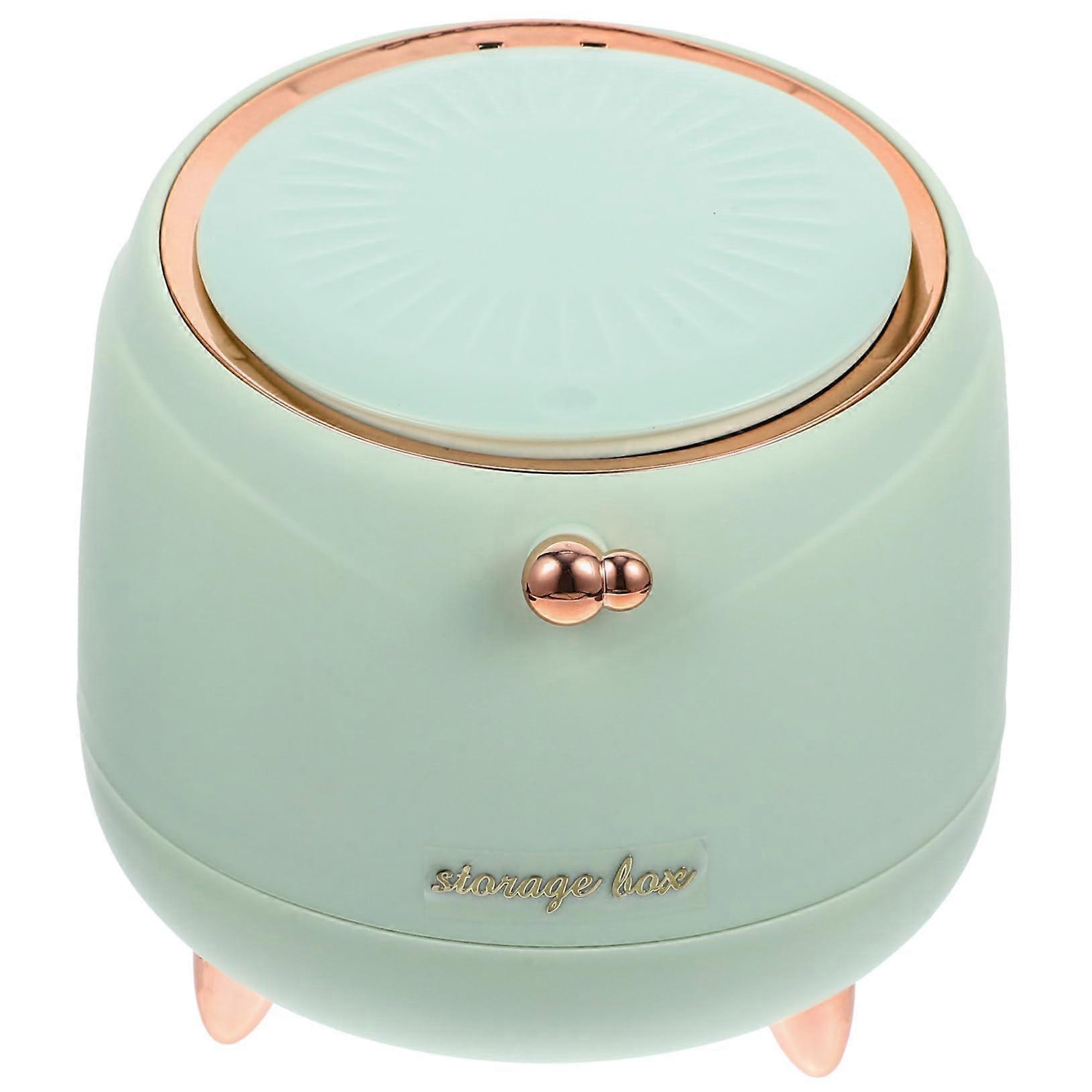 Mini Trash Can with Lid, Compact Tabletop Garbage Bin for Home Office Dorm, Lightweight Durable Build