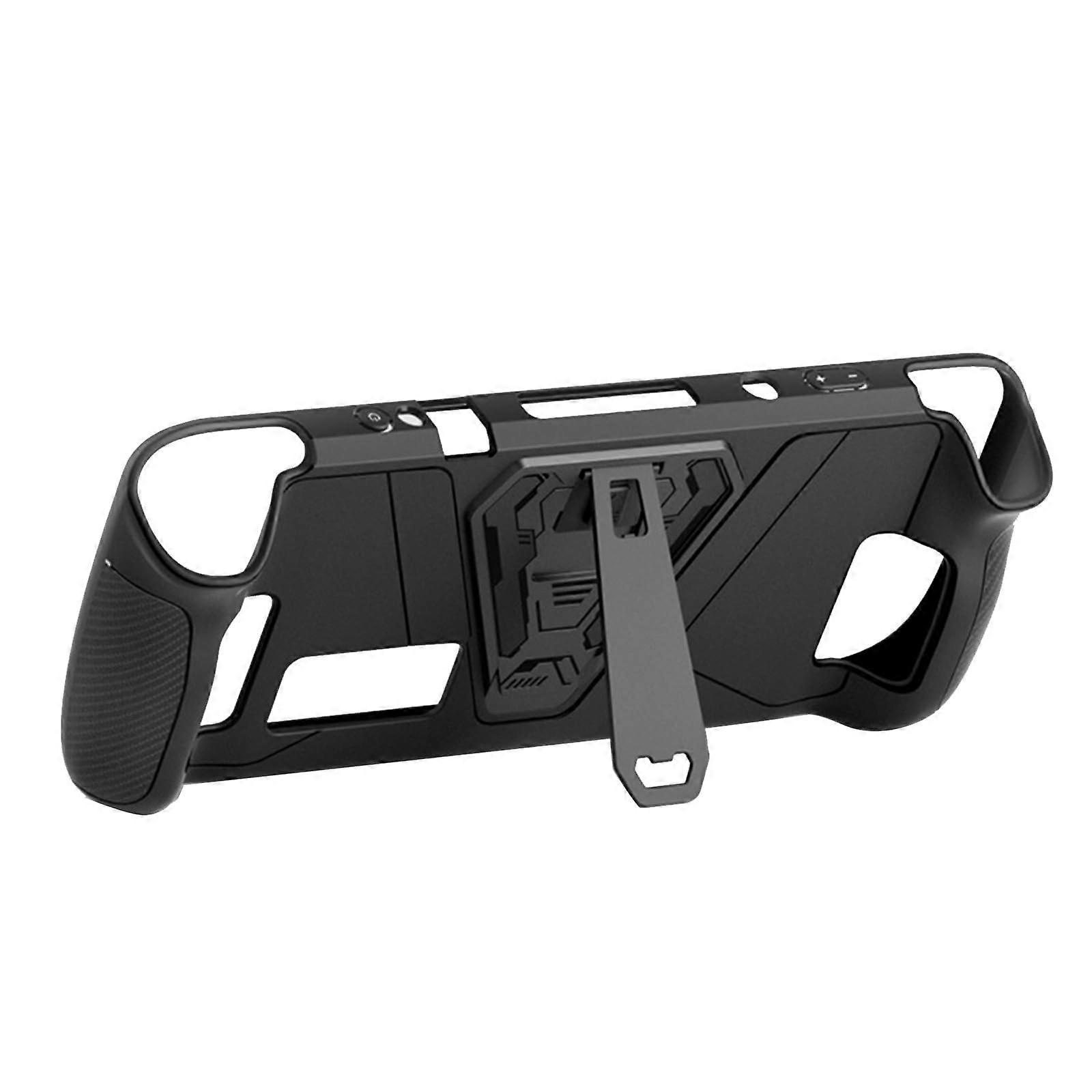 Protective Case with Kickstand, Shock Absorption and Ergonomic Grip for Steam Deck Console