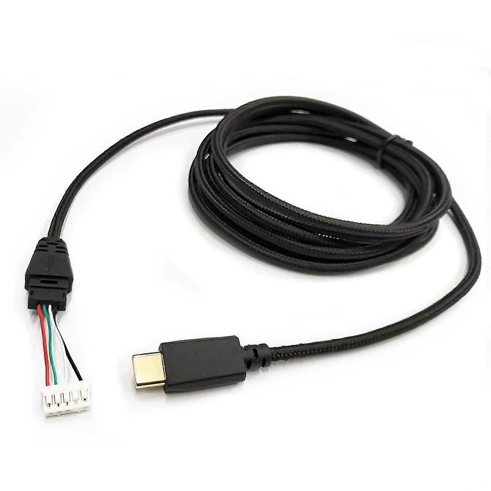 USB C Headphone Replacement Cable Braided Audio Cord Wide Compatibility for Gaming and Streaming