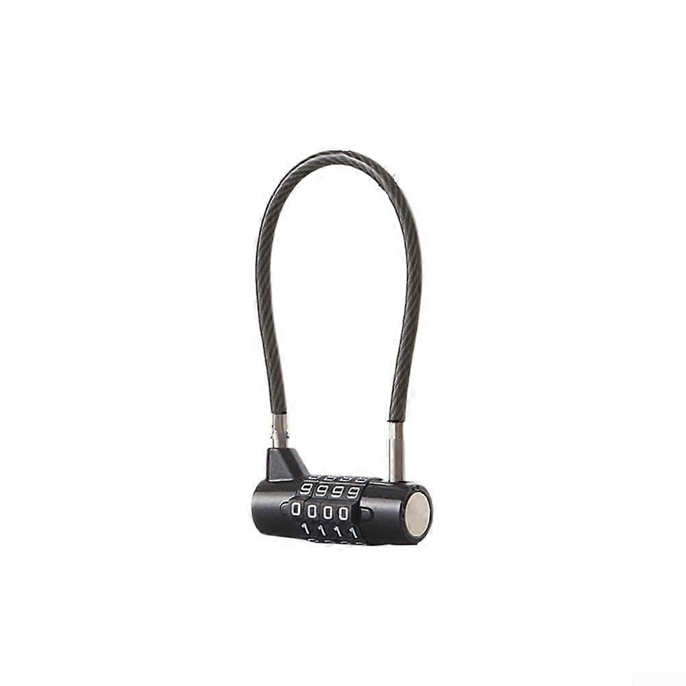 Combination Cable Lock with Keyless Security and CutResistant Steel for Gym Lockers, Bikes, Toolboxes