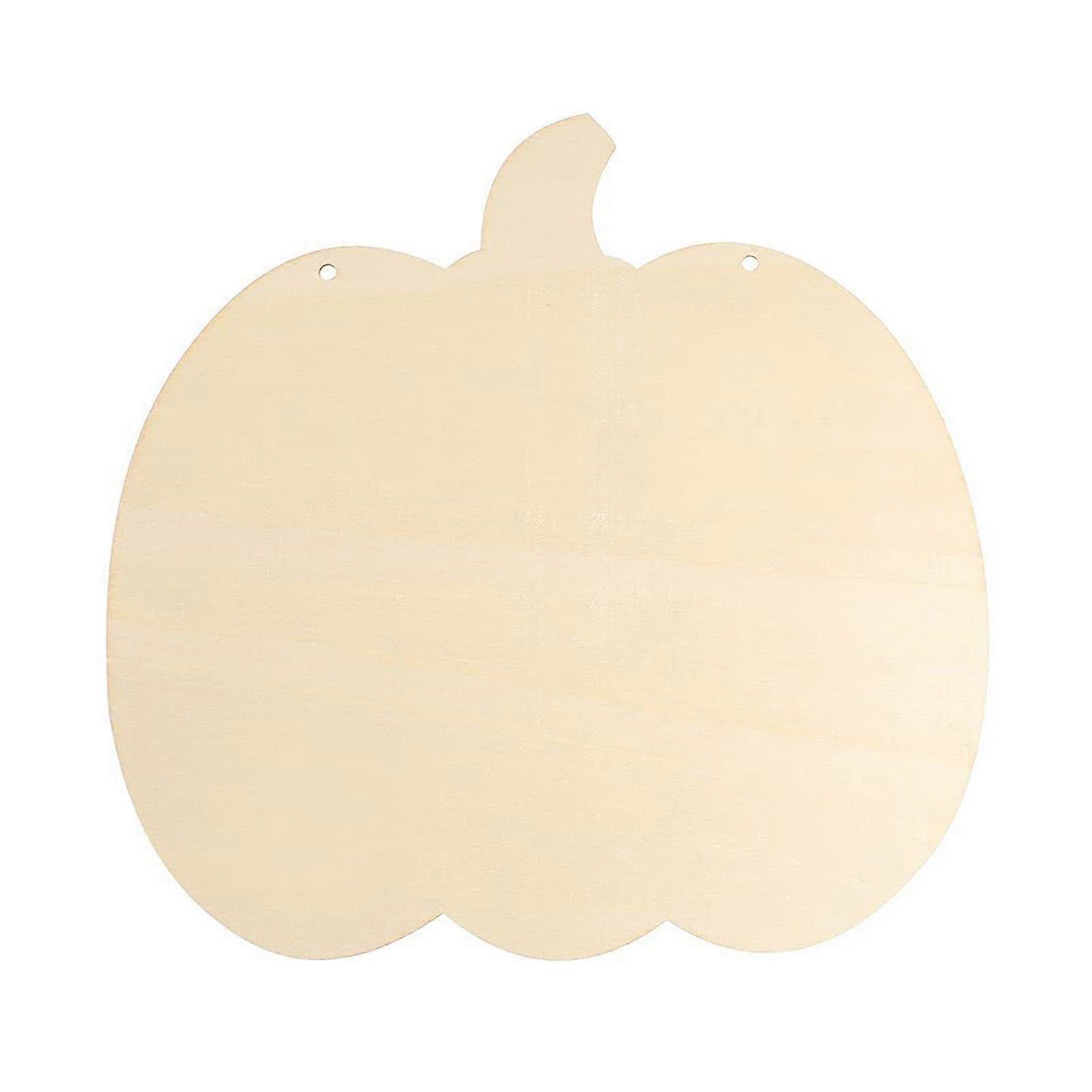 Pumpkin Pendant  Writable Paintable Exercise Hand-on Ability Thanksgiving Wood
