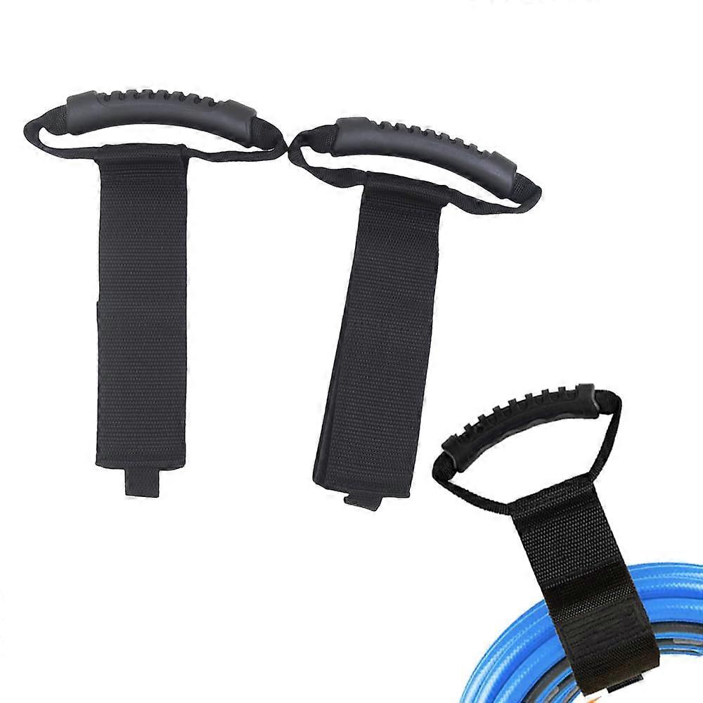 Extension Cord Organizer 17in 2 Pack Heavy Duty Hook and Loop Strap with Handle for Hose Storage