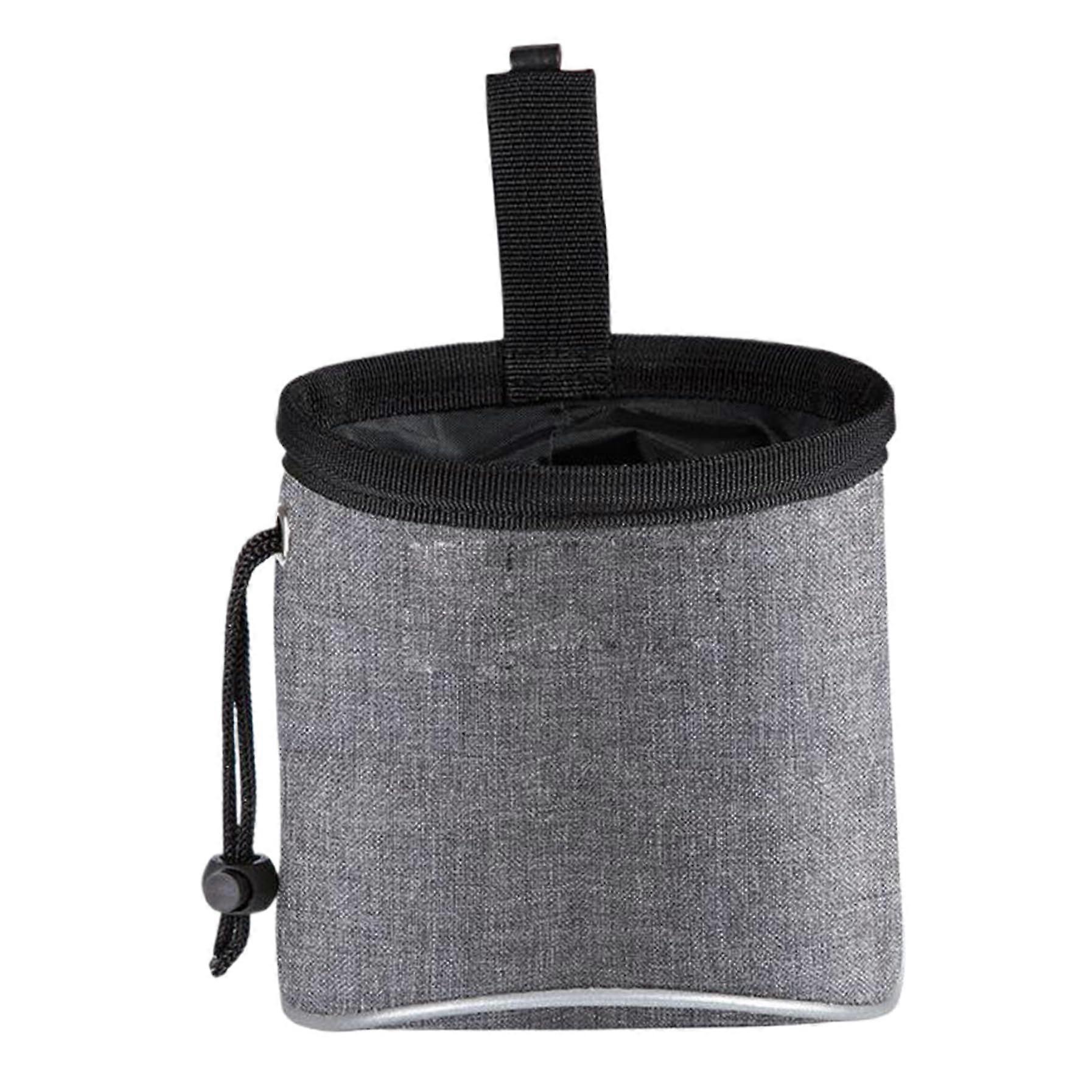 Waterproof Dog  Pouch with Belt, Reflective Training Bag with Drawstring Cuffs for Walking